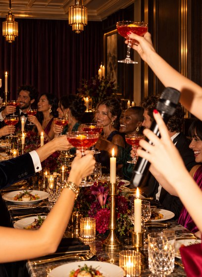 A guest’s view of the party